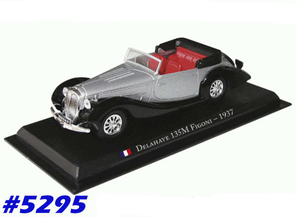 Delahaye 135M Figoni cabrio 1937 Auto d`elite 1:43 Auto Historia NEW+showcased  #5295 instant wheels