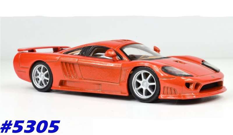 Saleen S7 Twin Turbo 2008 orange-met IXO 1:43 NEWinBlister  #5305 instant wheels