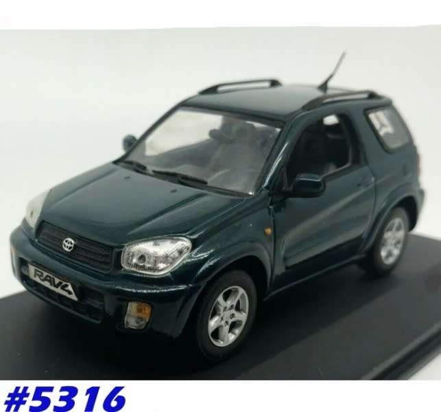 Toyota RAV4 short 2004 Oasis green 1/43 HongWell NEW+boxed  #5316 instant wheels