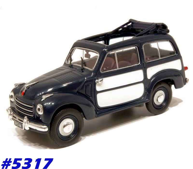 Fiat 500 C Belvedere 1951 1/43 Norev NEW+boxed  #5317 instant wheels