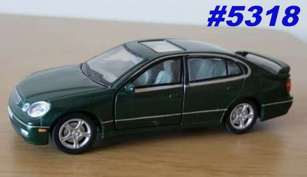 Lexus GS400 2000 green 1/43 HongWell NEW+boxed  #5318 instant wheels