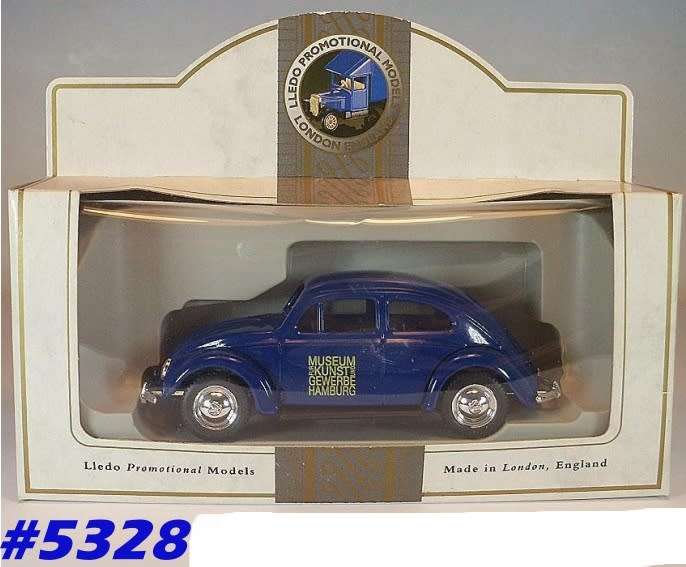 Volkswagen Beetle 1951 Brezel 1/43 Lledo Promotionl Mod NEW+boxed  #5328 instant wheels