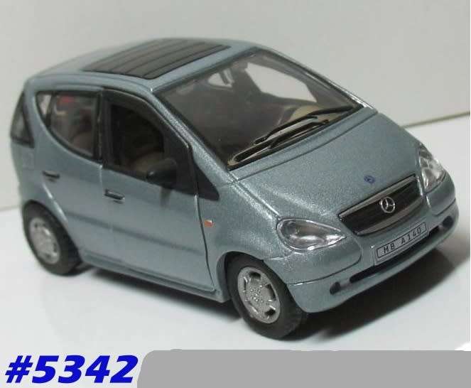 Mercedes-Benz A140 (W168) 1997 greymet 1/43 Cararama New+showcased  #5342 instant wheels
