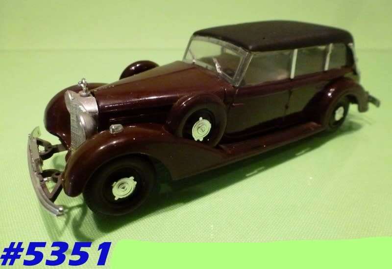 Mercedes-Benz 770K Cabriolet 1937 burgundy 1/43 RIO NEW+showcased  #5351 instant wheels