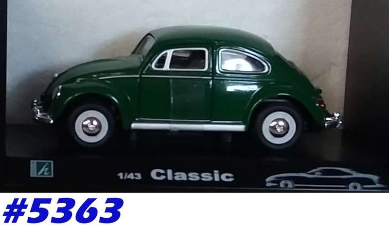 Volkswagen Beetle 1972 dark-green 1/43 Hongwell NEW+boxed  #5363 instant wheels