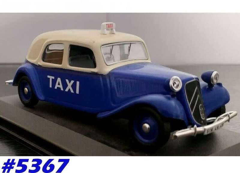 Citroen Traction 11 1955  famous SaigonTaxi 1/43 IXO NEW+showcase  #5367 instant wheels