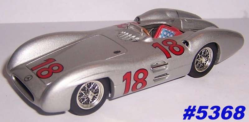 Mercedes W196 `Silver Arrow` F1 1954 J.M.Fangio 1/43 IXO NEW+showcased  #5368 instant wheels