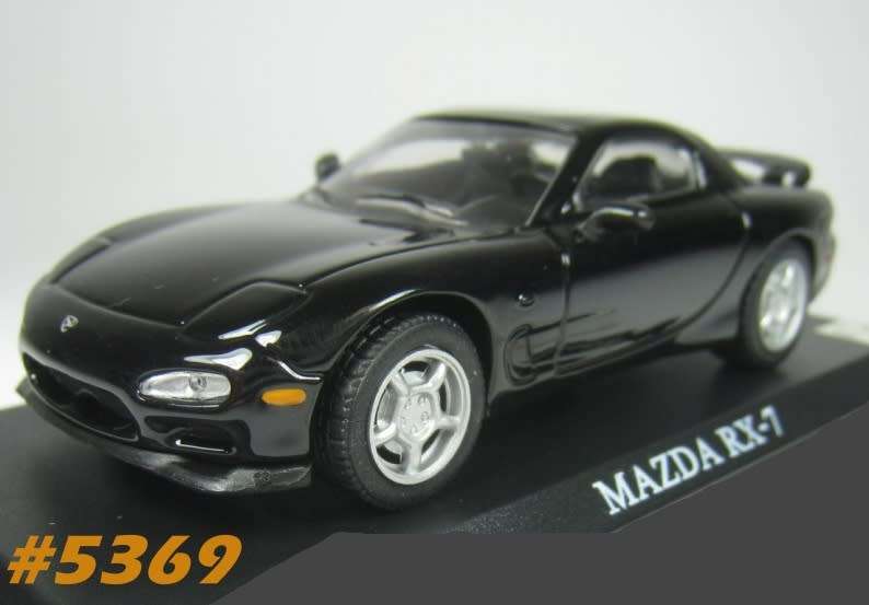 Mazda RX-7 1996 black 1/43 IXO NEW+showcased  #5369 instant wheels