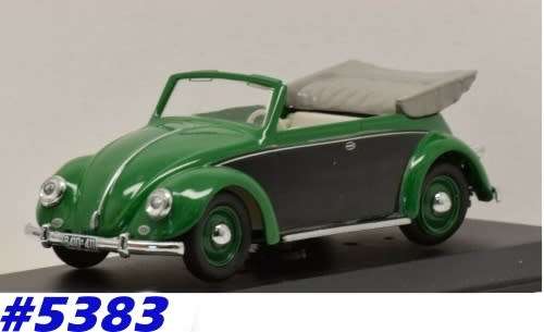 Volkswagen Beetle Cabrio 1949 green 1/43 Vitesse NEW+boxed #5383 instant wheels