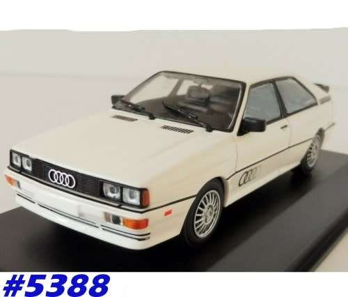 Audi Quattro (original) 1980 white 1/43 Maxichamps NEW+boxed  #5388 instant wheels