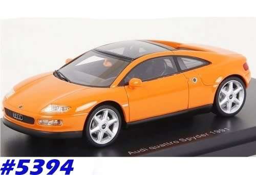 Audi Quattro Spyder 1991 orange 1/43 BoS NEW+boxed  #5394 instant wheels