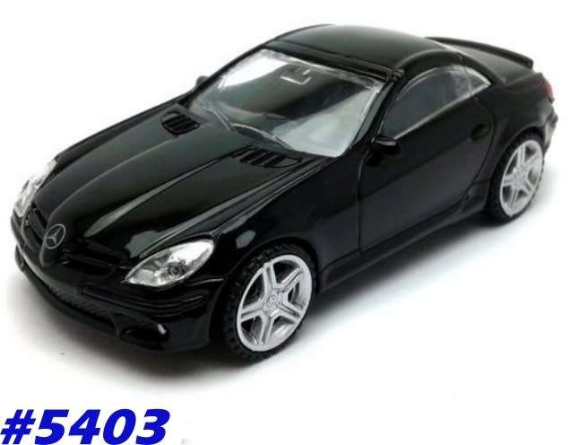 Mercedes-Benz SLK 55 AMG black 1/43 Rastar NEW+showcased  #5403 instant wheels