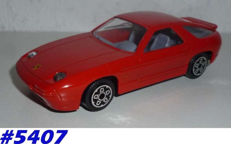 Porsche 928 S4 1986 red 1/43 Bburago/Italia NEW+showcased  #5407 instant wheels