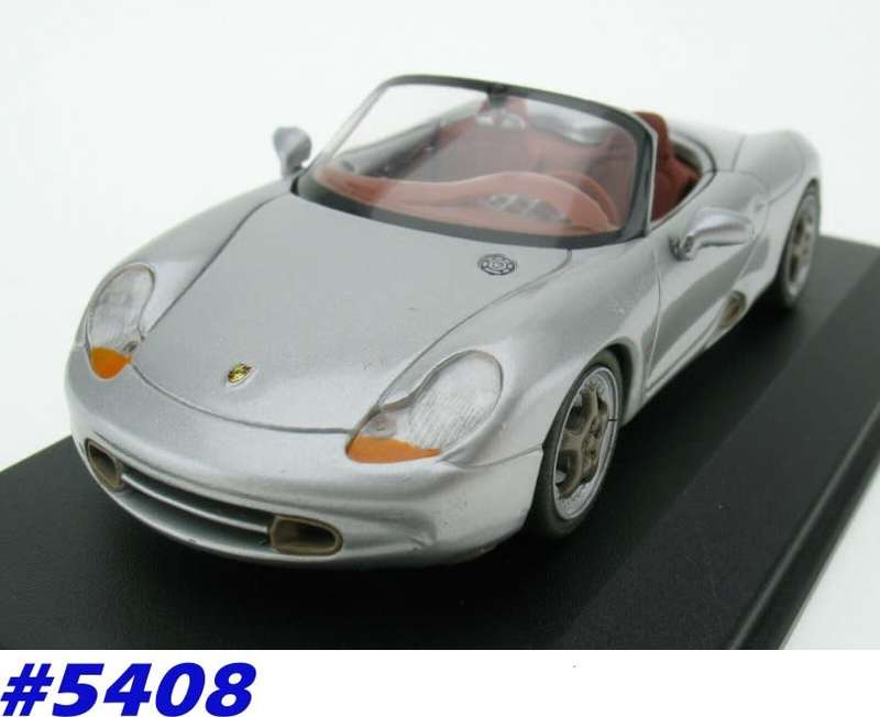 Porsche Boxster Roadster 1996 silver 1/43 Minichamp NEW+showcased  #5408 instant wheels