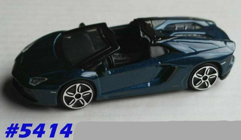Lamborghini Aventador Roadster 2018 blue-met 1/43 Bburago NEW+showcased  #5414 instant wheels