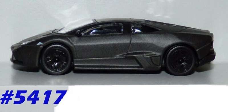Lamborghini Reventon 2016 matte-dk.grey-met 1/43 Bburago NEW+showcased #5417 instant wheels