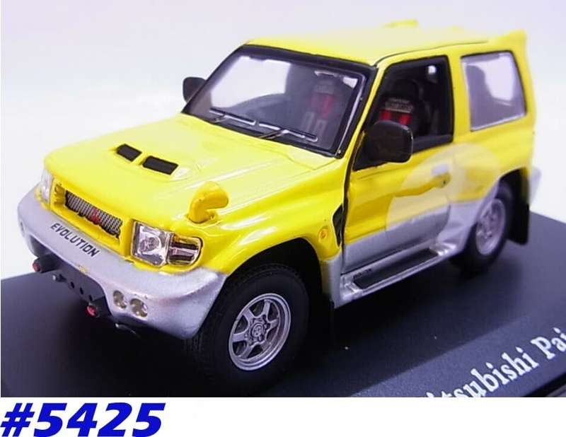 Mitsubishi Pajero Evolution 1999 yellow 1/43 AmericanMint NEW+boxed  #5425 instant wheels