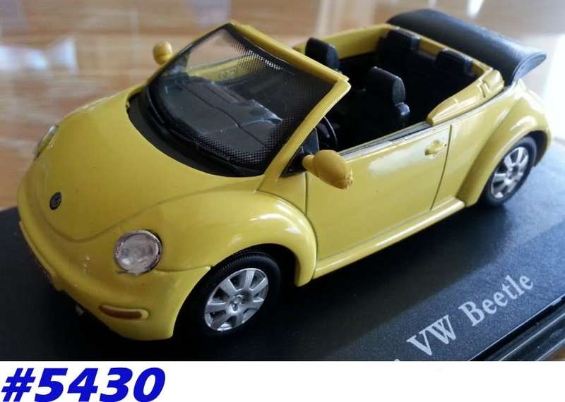 Volkswagen New Beetle Cabrio 2003 1/43 AmericanMint NEW+boxed  #5430 instant wheels