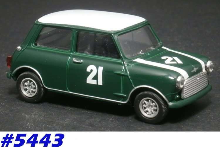 Morris Cooper S #21 Brit Saloon Champ 1967 green+white 1/43 Vitesse NEW+boxed  #5443 instant wheels