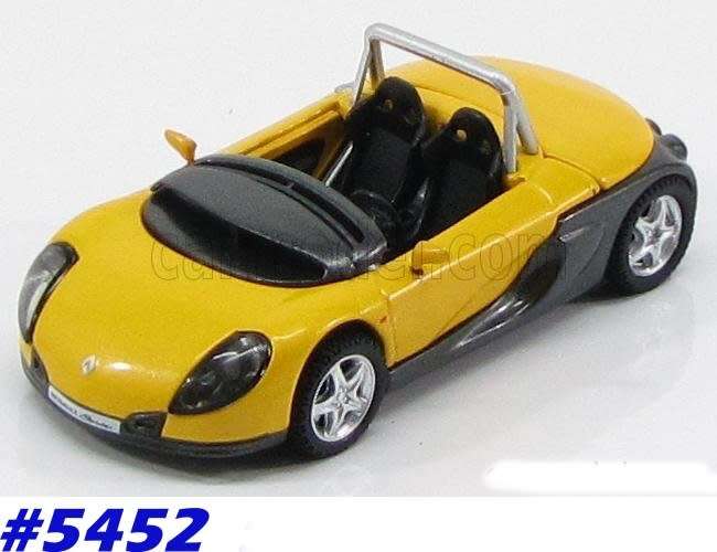 Renault Spider 1995 yellow/black 1/43 IXO NEWinBlister  #5452 instant wheels