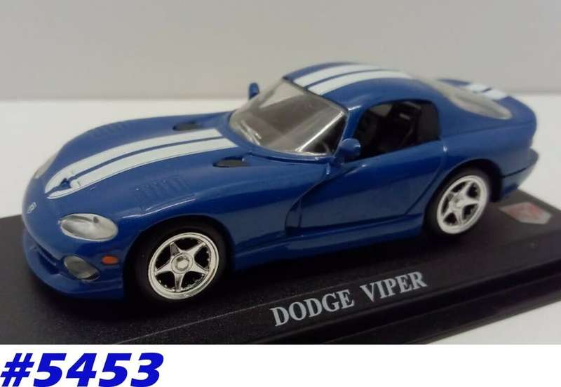 Dodge Viper GTS 2001 blue/white stripes 1/43 IXO NEWinBlister  #5453 instant wheels