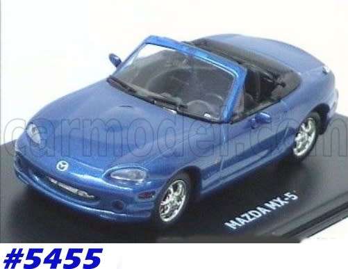 Mazda MX-5 convertible 1994 blue-met 1/43 IXO NEWinBlister  #5455 instant wheels