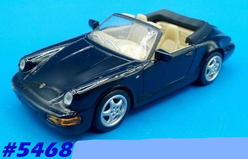 Porsche 911 Carrera 4 (964) Speedster 1989 black 1/43 IXO NEWinBlister  #5468 instant wheels