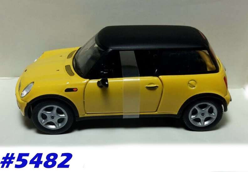 Mini Cooper 2001 yellow 1/43 Schuco NEW+boxed  #5482 instant wheels