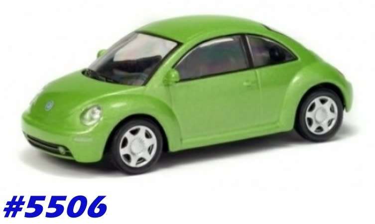 Volkswagen New NEW Beetle 1998 green-met 1/43 Minichamps NEW+boxed  #5506 instant wheels