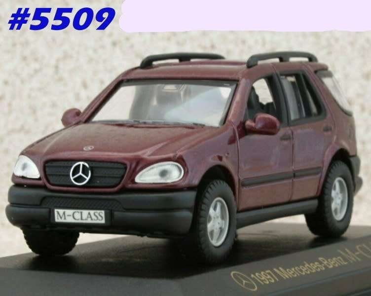 Mercedes-Benz M-Class 1997 dk.red-met 1:43 RoadLegends NEW+boxed  #5509 instant wheels