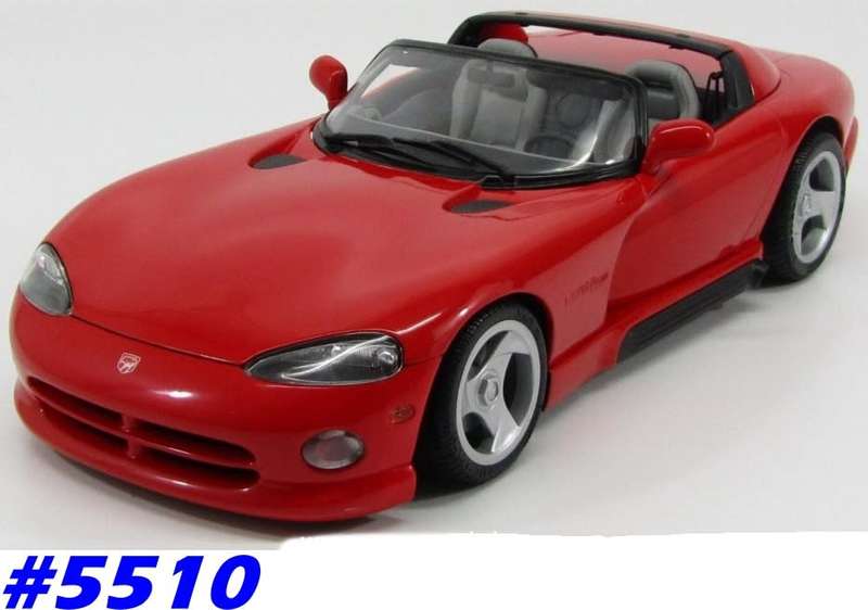 Dodge Viper RT/10 1992 red 1/43 Anson NEW+reblistered  #5510 instant wheels