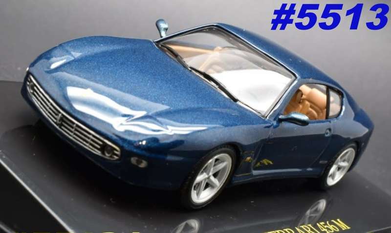 Ferrari 456 M 2003 blue-met 1/43 IXO NEW+boxed  #5513 instant wheels