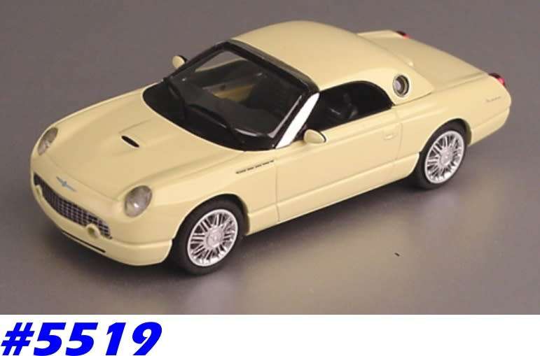 Ford Thunderbird 2000 yellow 1/43 Yat Ming NEW+boxed  #5519 instant wheels