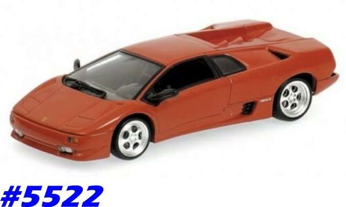Lamborghini Diablo red 2001 1/43 IXO NEWinBlister  #5522 instant wheels
