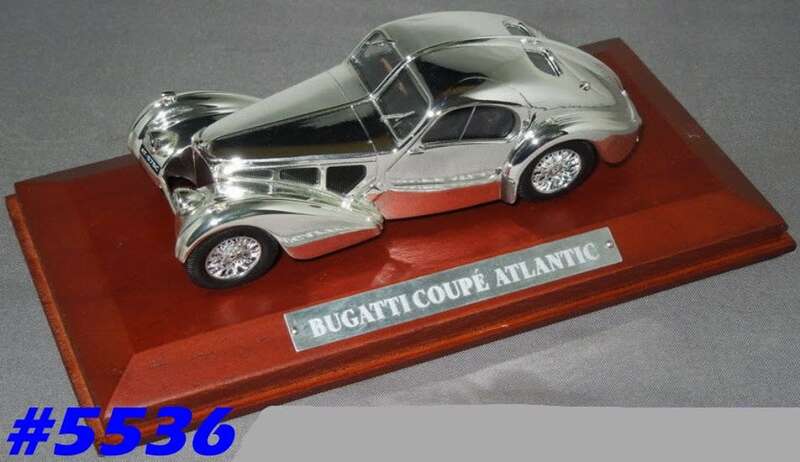 Bugatti 57SC Coupe Atlantic 1938 Chrome finish 1/43 IXO NEW+boxed  #5536 instant wheels