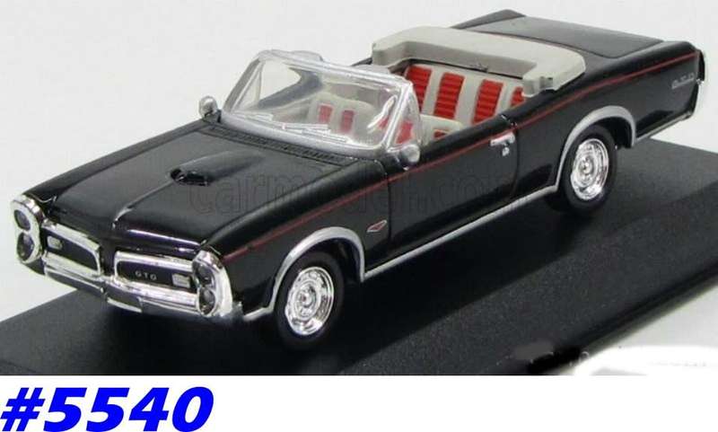 Pontiac GTO convertible 1966 black 1/43 NewRay NEW+boxed  #5540 instant wheels