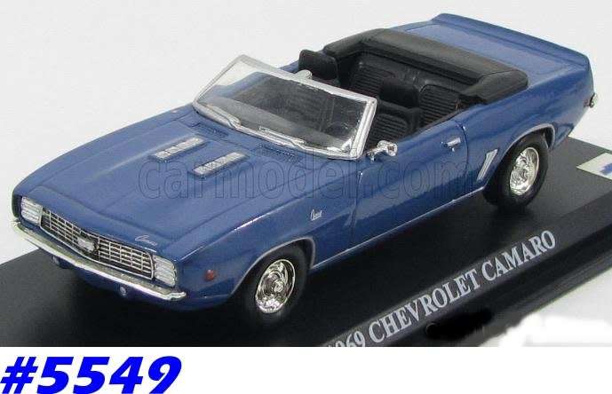 Chevrolet Camaro Convertible 1969 blue 1/43 IXO NEW+boxed  #5549 instant wheels