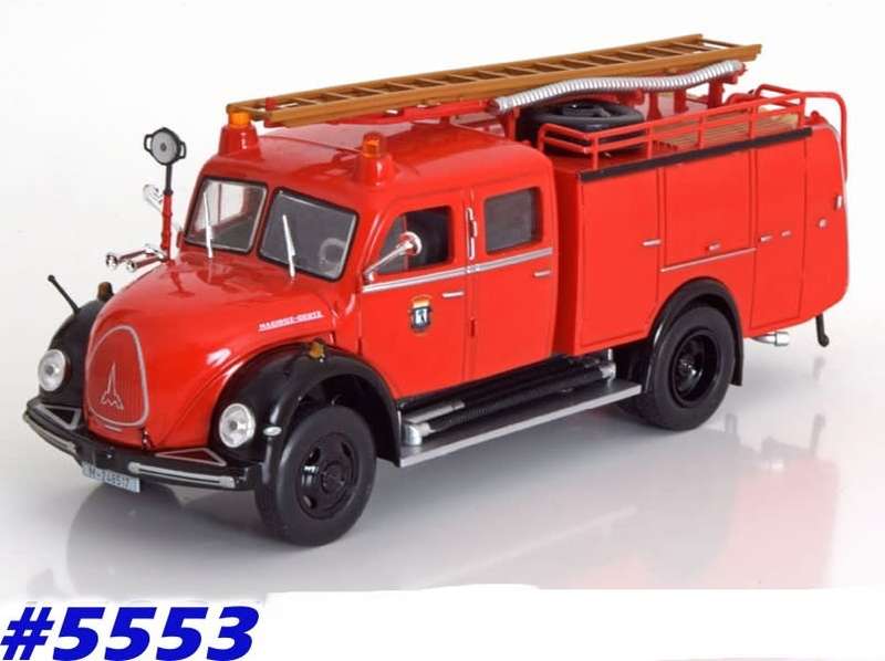 Magirus-Deutz Mercur TLF-16 125 Brigade 1961 red 1/43 IXO NEWinBlister   #5553 instant wheels