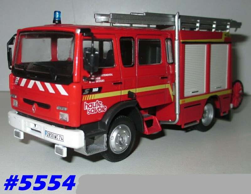 Renault VI C180 Metz Fire Brigade 1998 1/43 IXO NEWinBlister  #5554 instant wheels