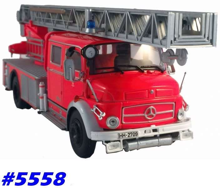 Mercedes L 1519 Swivel Ladder 1976 FireBrigade 1/43 IXO NEWinBlister #5558 instant wheels