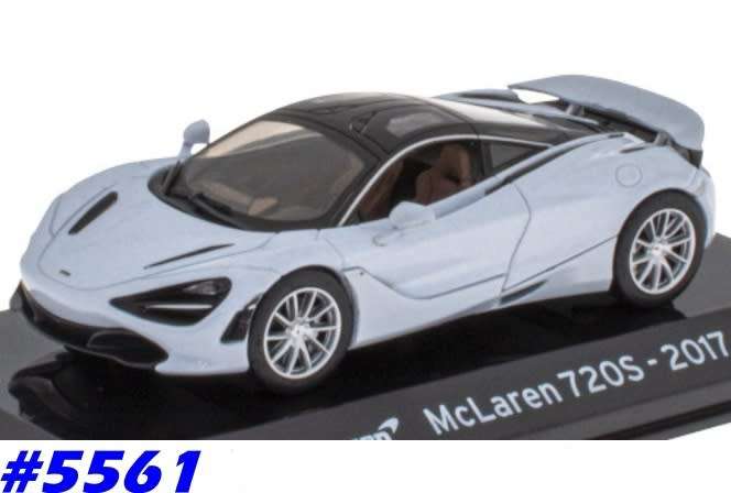 McLaren 720S 2017 lt.grey-met 1/43 IXO/Altaya NEW+boxed   #5561 instant wheels