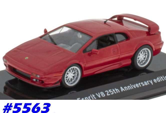 Lotus Esprit V8 25th Anniversary Edition 2002 red 1/43 IXO NEW+boxed #5563 instant wheels