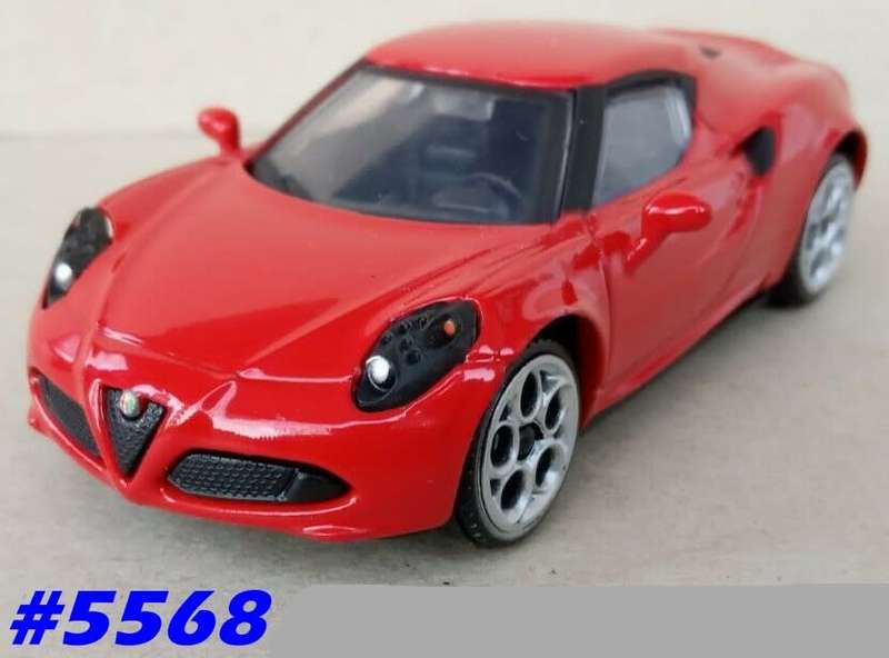 Alfa Romeo 4C Coupe Type 960 2013-2020 red 1/43 IXO NEW+boxed  #5568 instant wheels