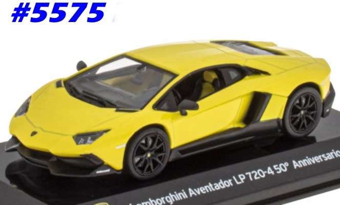Lamborghini Aventador LP720-4 50Anniv 2013 yellow-met 1/43IXO NEW #5575 instantwheels