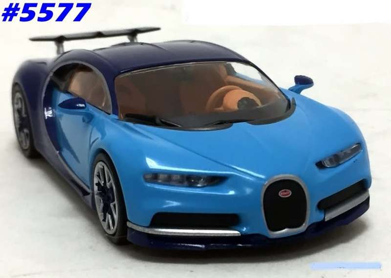 Bugatti Chiron 2016 2tone-blue 1/43 IXO/Altaya NEW+boxed  #5577 instant wheels