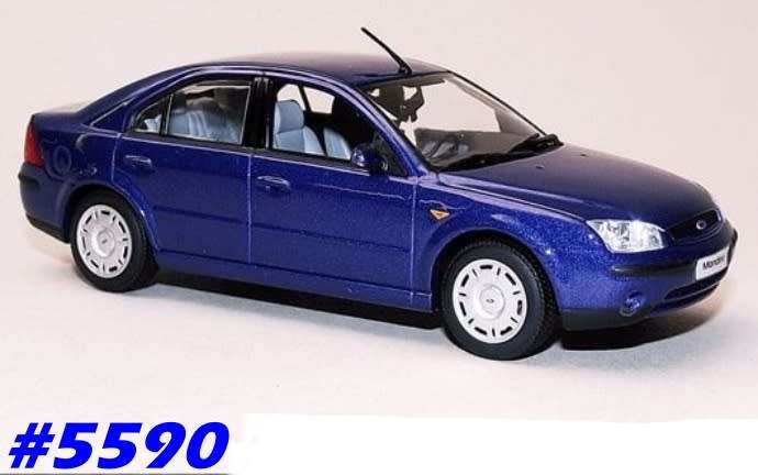 Ford Mondeo MKIII Saloon 2001 blue-met 1/43 Minichamps NEW+boxd  #5590 instant wheels