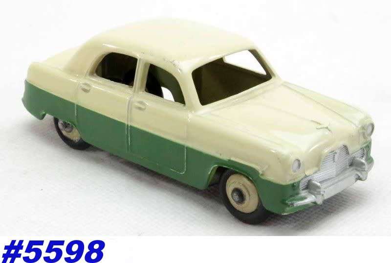 Ford Zephyr Saloon 1956 cream+green 1/43 Dinky/Norev NEW+boxed  #5598 instant wheels