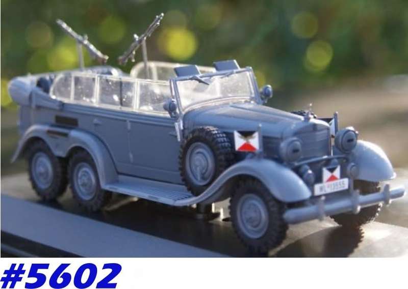 Mercedes-Benz G4-540 (W31) 6x6 1938 grey 1/43 IXO NEW+boxed  #5602 instant wheels