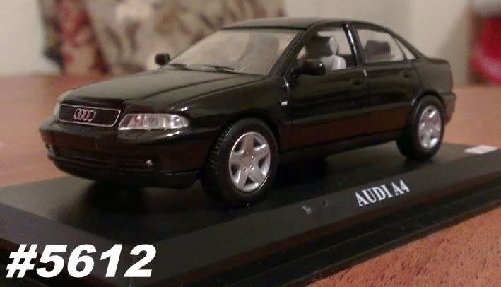 Audi A4 B5 (Type 8D) 2001 black 1/43 IXO NEW+showcased  #5612 instant wheels