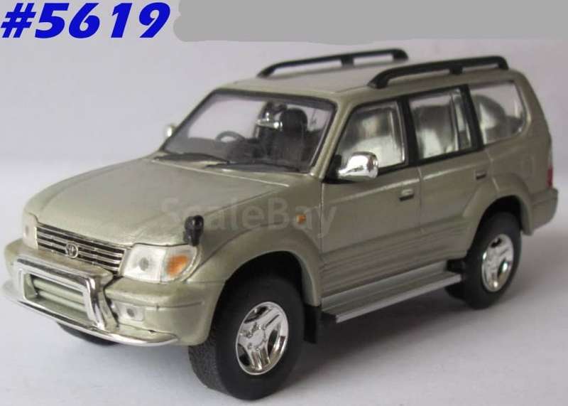 Toyota Land Cruiser Prado 1998 lt gold-met 1/43 IXO NEW+boxed  #5619 instant wheels